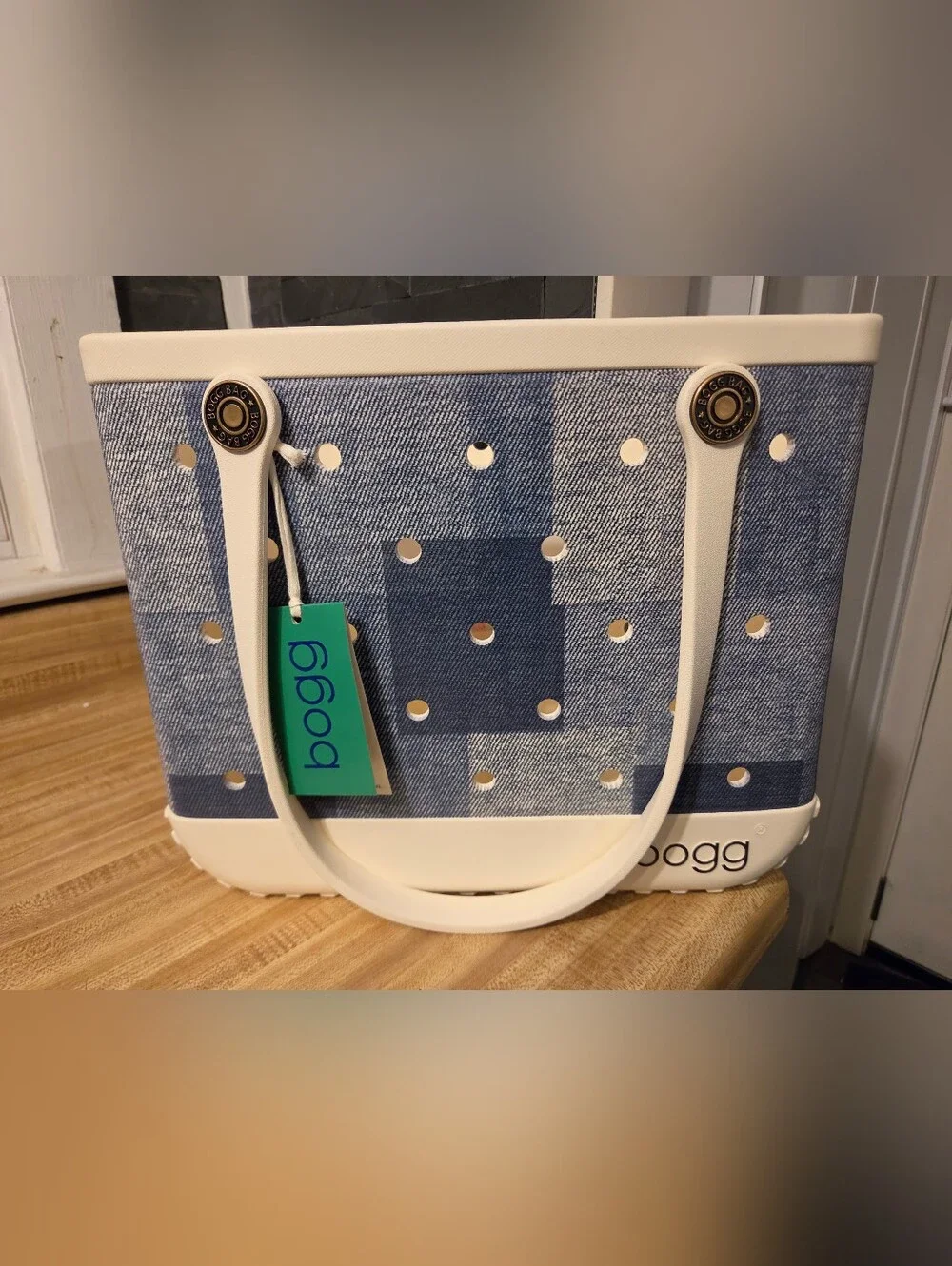 Bogg Bag NWT Limited Edition Denim Medium Size Tote